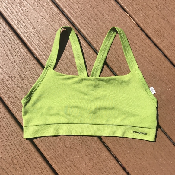 Patagonia Other - Patagonia Mesh Sports Bra Light Green Sz L